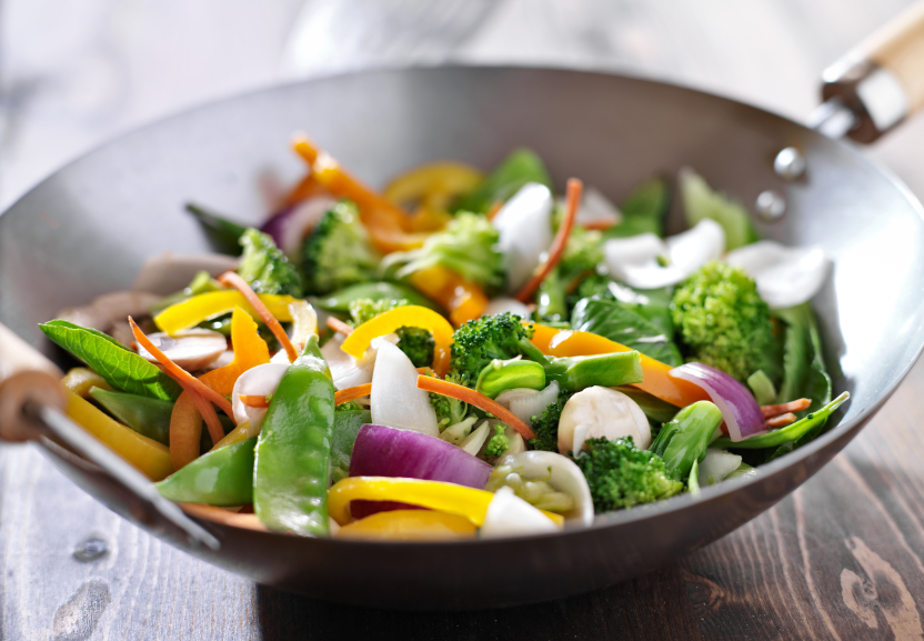 vegetarian wok stir fry