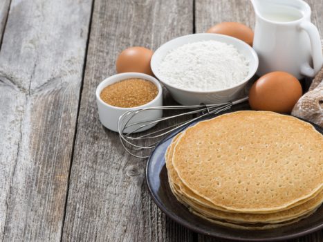 Tres recetas de crepes salados y dulces con ingredientes naturales