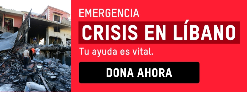 Dona a la crisis del Líbano